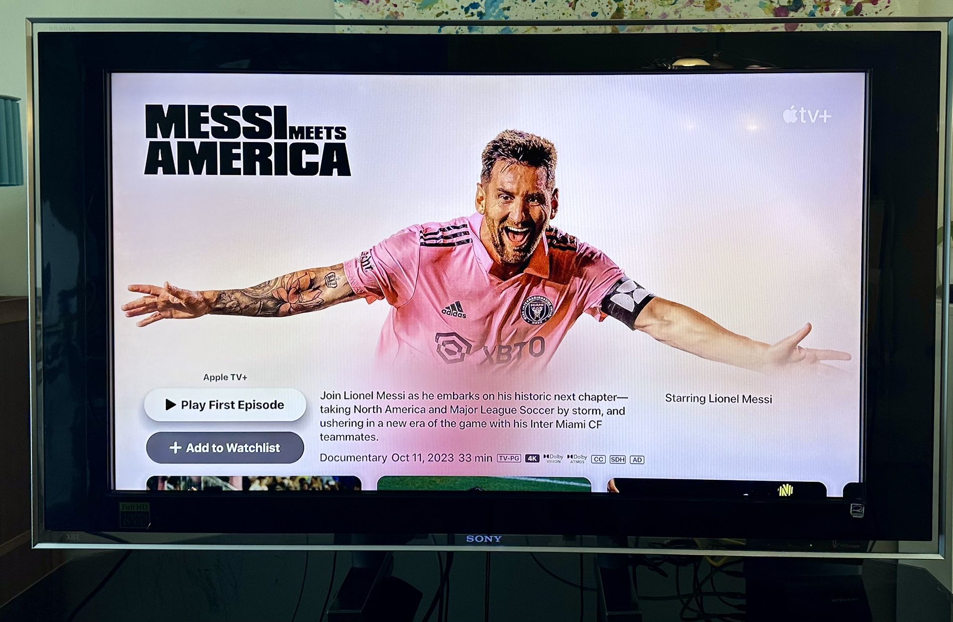 Sony TV KDL-52XBR5