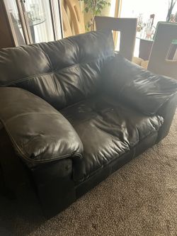 Large Leather Chair $50