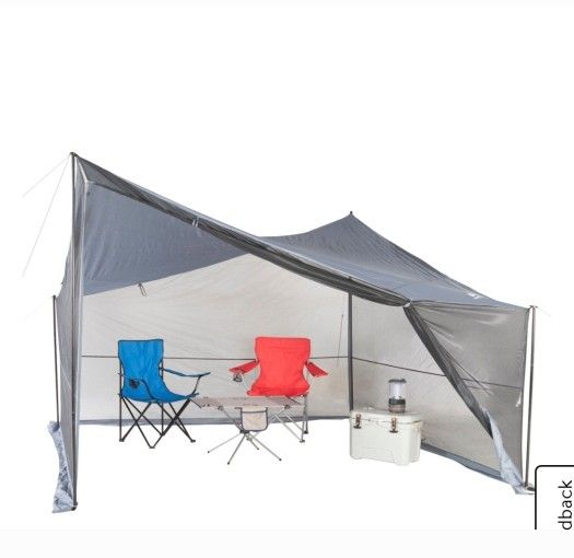 Brand New 9x9 Ozark Trail Tarp Shelter With UV Protection