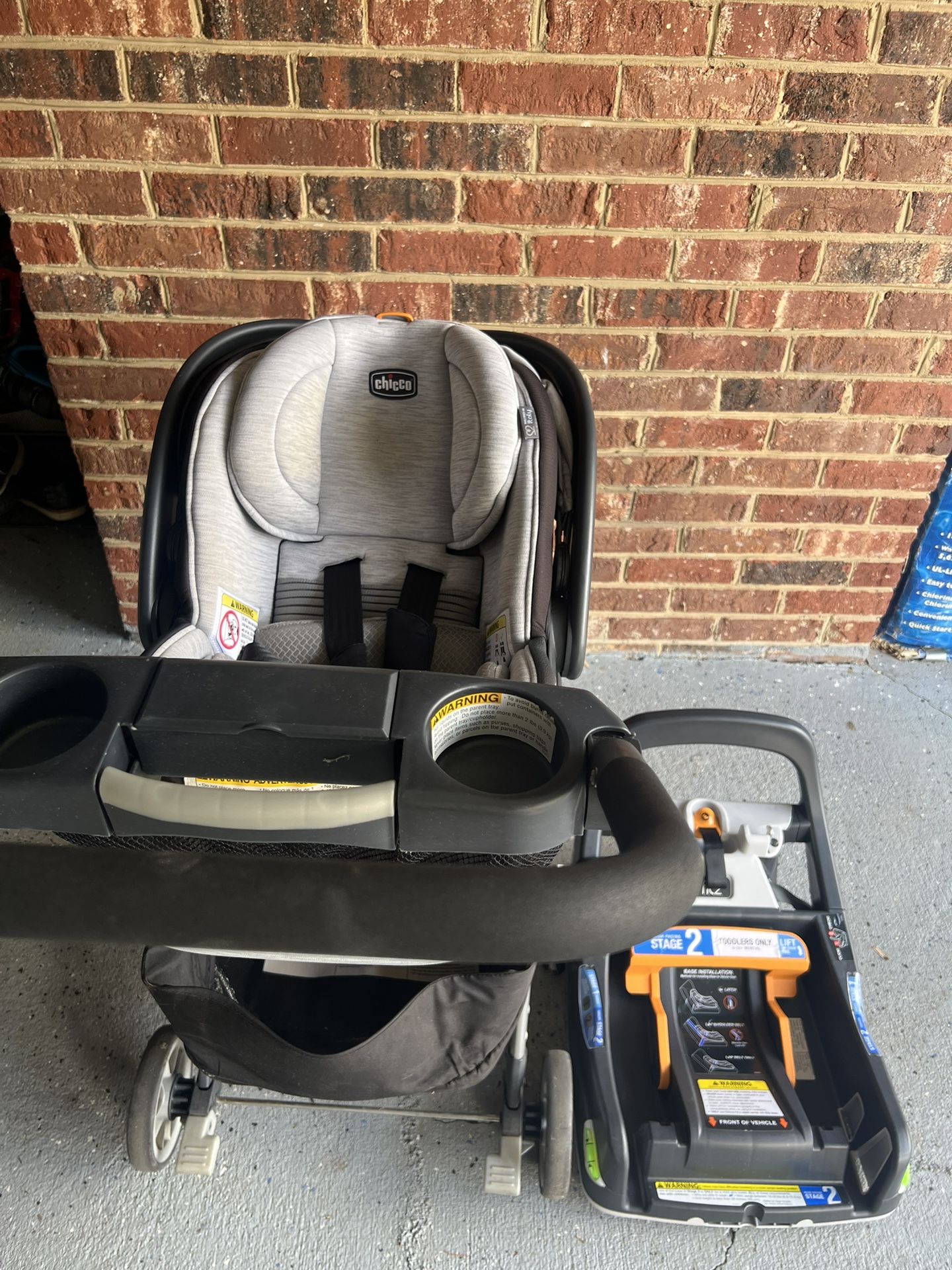 Chicco Car Seat & Base & Stroller