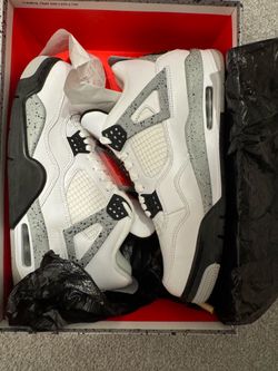 Nike air Jordan white cement retro 4s sz10 DS 2016