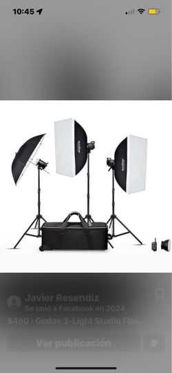 Godox 3-Light Studio Flash Kit