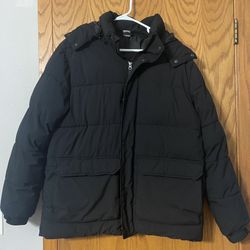 Ozark Trail Men's Hooded Puffer Jacket, Sizes Medium (38-40)