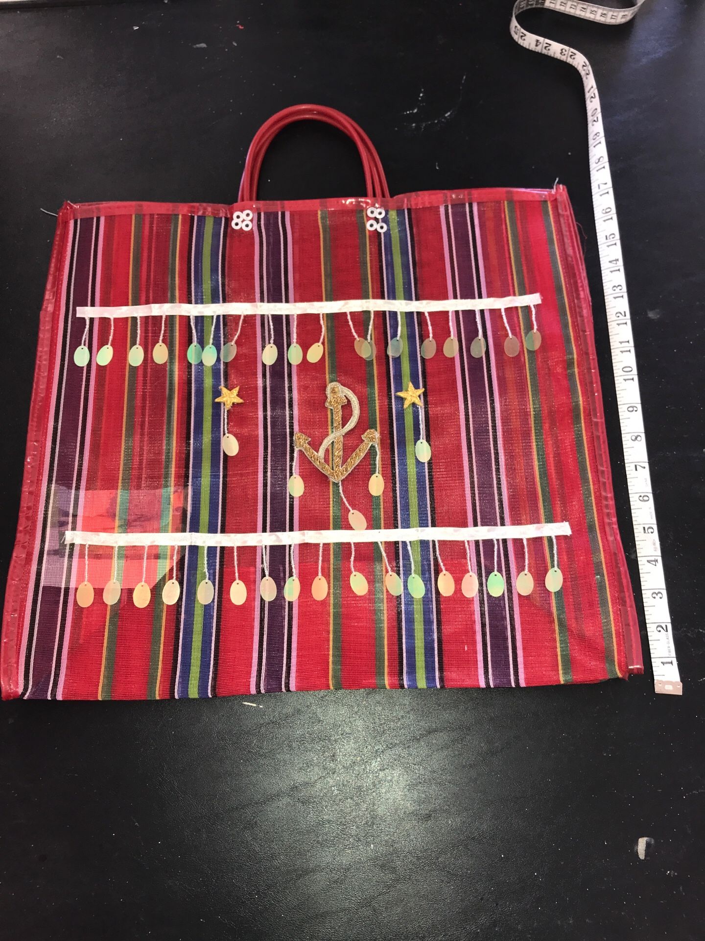 Beach bag or grocery store bag heavy duty waterproof