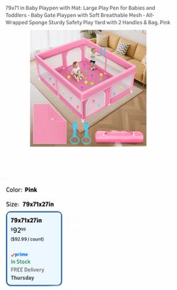 Baby playpen