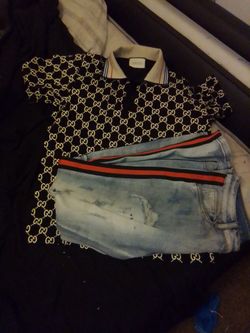 Men's outfit med shirt 34 pants