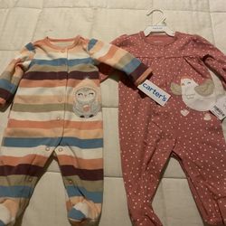 Carter’s Sleep And Play Baby Girls