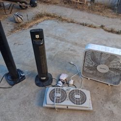 Lot of Portable fans