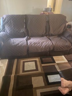 Leather sofas