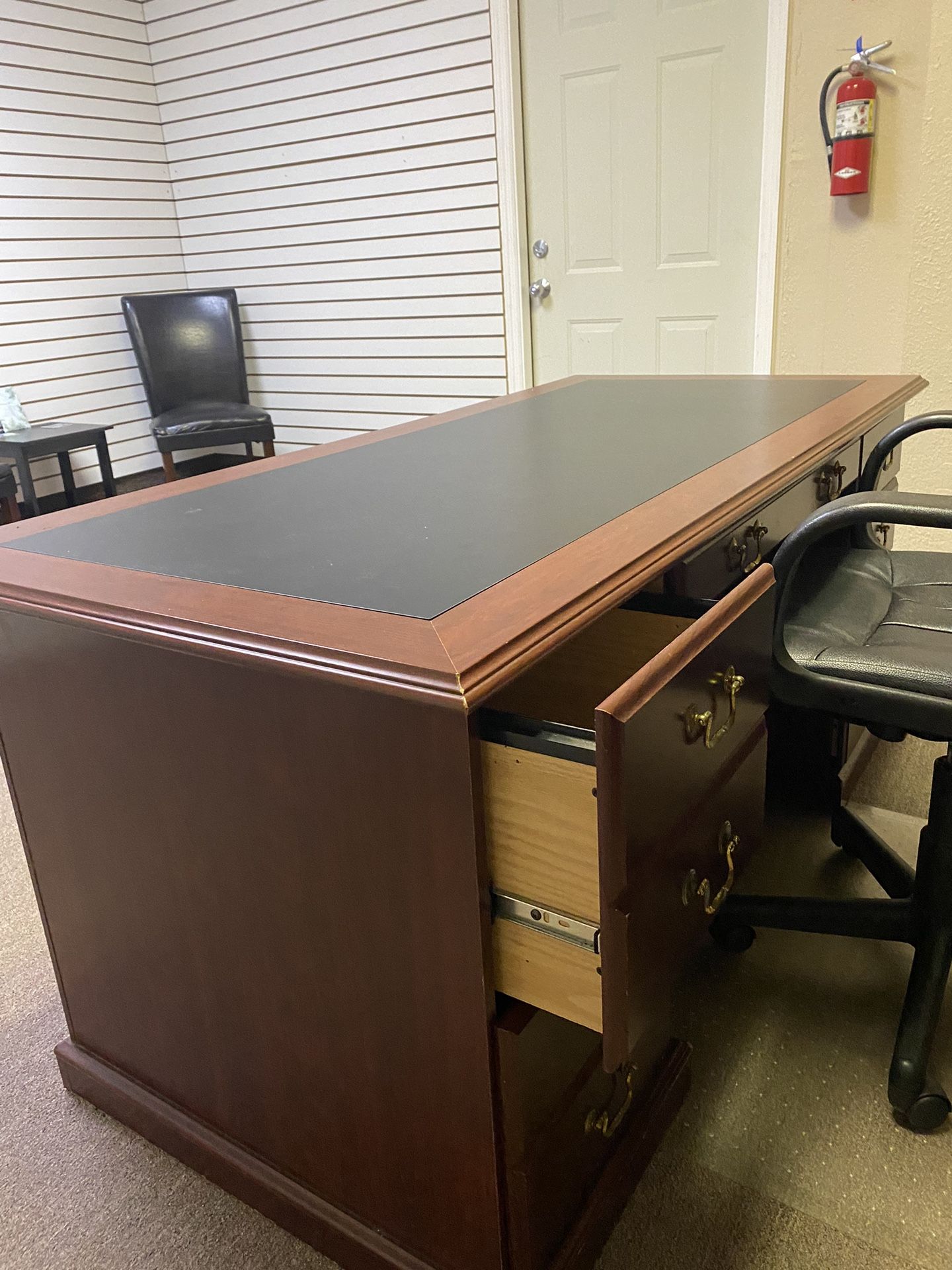Desk Chair & Credenza