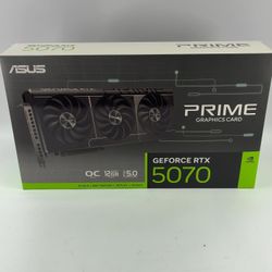 New Asus GeForce RTX 5070 Prime OC 12GB GDDR7 Graphics Card 90YV0M10-MVAA00