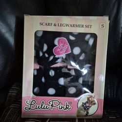 Scarf & Legwarmer set for pets size Small