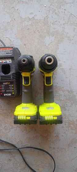 Ryobi set of drills