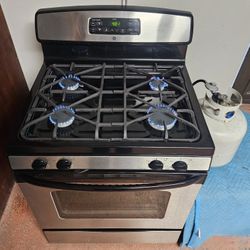 🔥🔆♨️☆GE☆♨️🔆🔥 S-Steel LP Gas Stove in great working order 