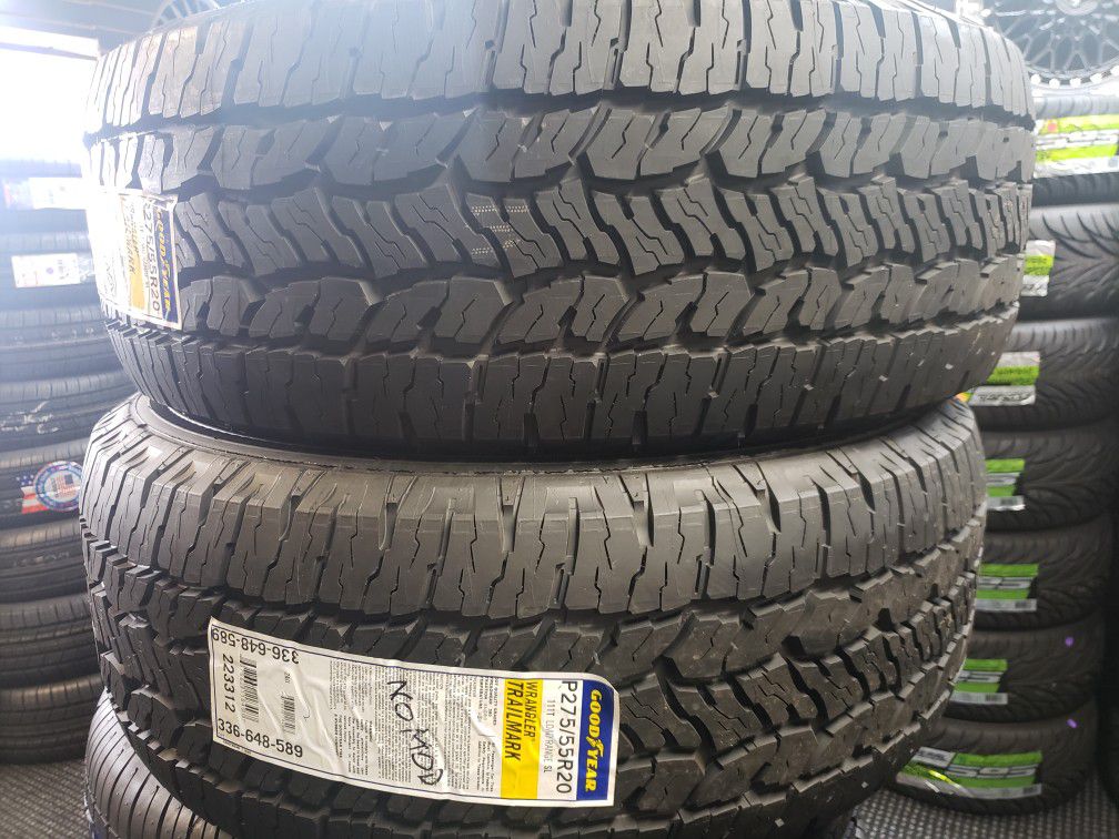 Brand new Goodyear Trailmark tires F/S SIZE: 275/55 R20 for Sale in Perth  Amboy, NJ - OfferUp