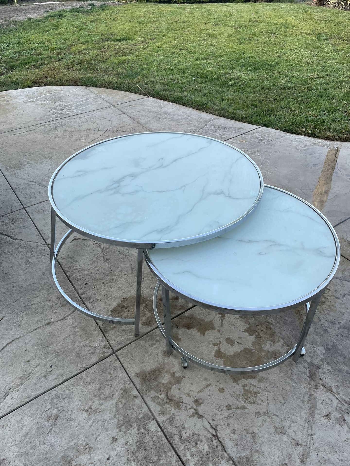 Living Room Double Coffee Table