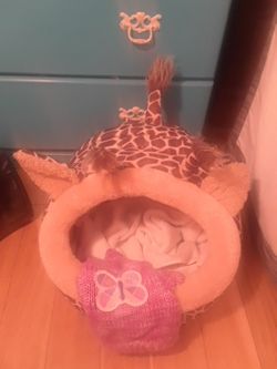 Bed and sweater for cat