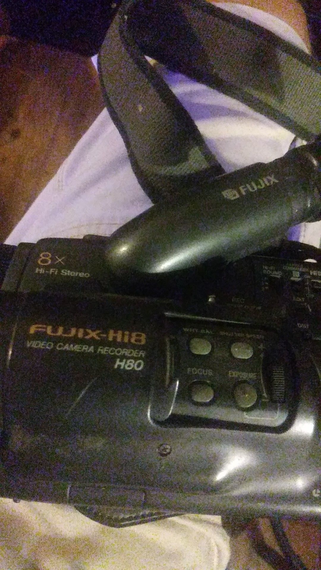 Fujix Hi8 H80 video camcorder