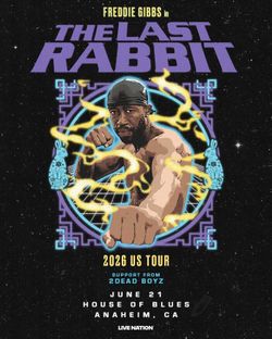 Freddie Gibbs house of blues Anaheim