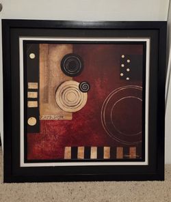 Kimberly Poloson Framed Abstract Art Print
