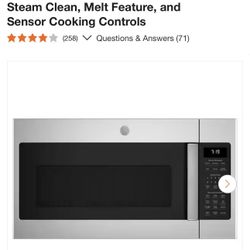 NEW GE 1.9 CU. FT. MICROWAVE