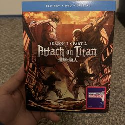 Attack On Titan Season 3 Part 2 Blu-ray, DVD, Degital