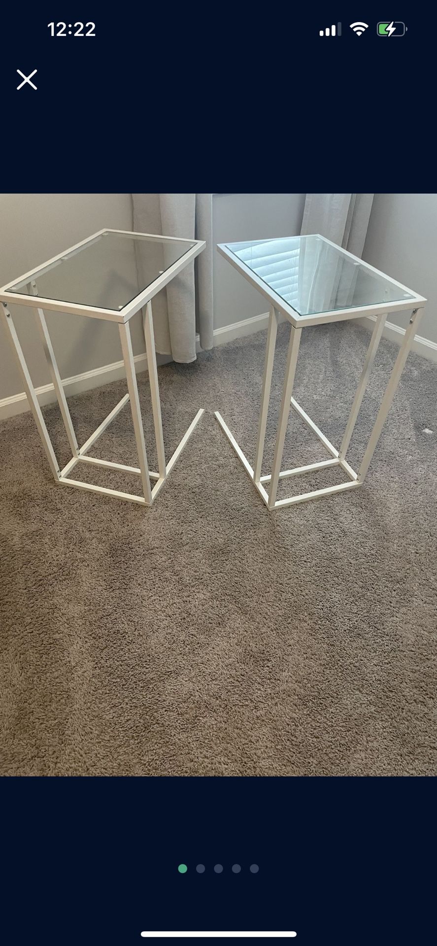 IKEA VITTSJÖ Table 2pc Set For $40