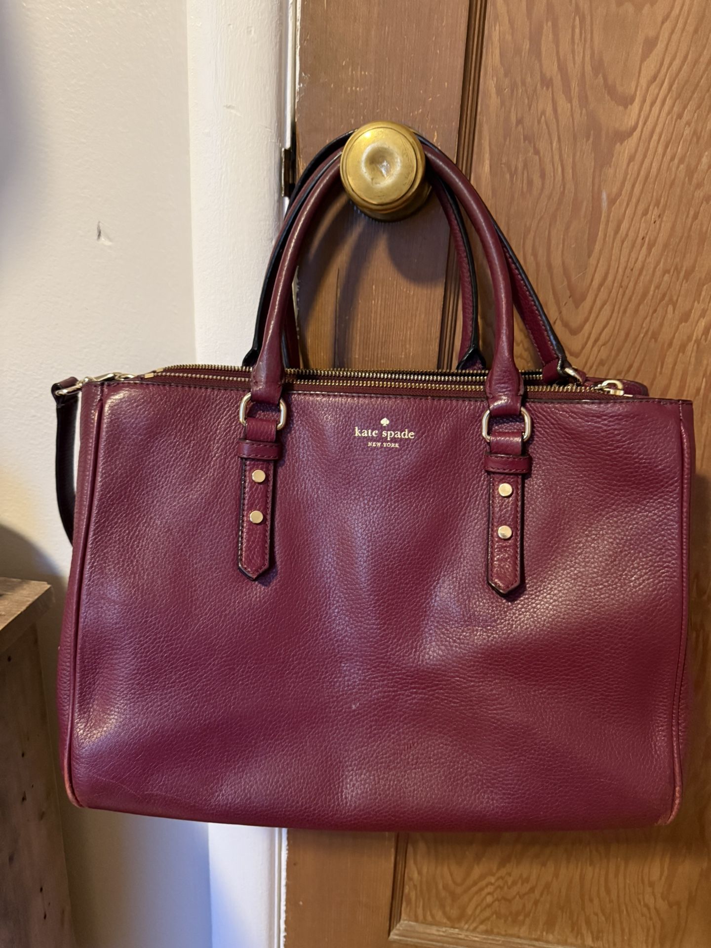 Kate Spade New York Staci Satchel Medium - Burgundy