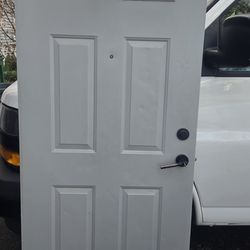 Entrance 36" metal door