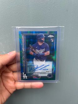 Los Angeles dodgers Dalton rushing Topps chrome rc autograph /175