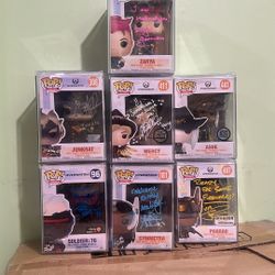 signed overwatch funko pop lot (priced in description)