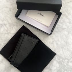 Chanel Zip Card Holder 