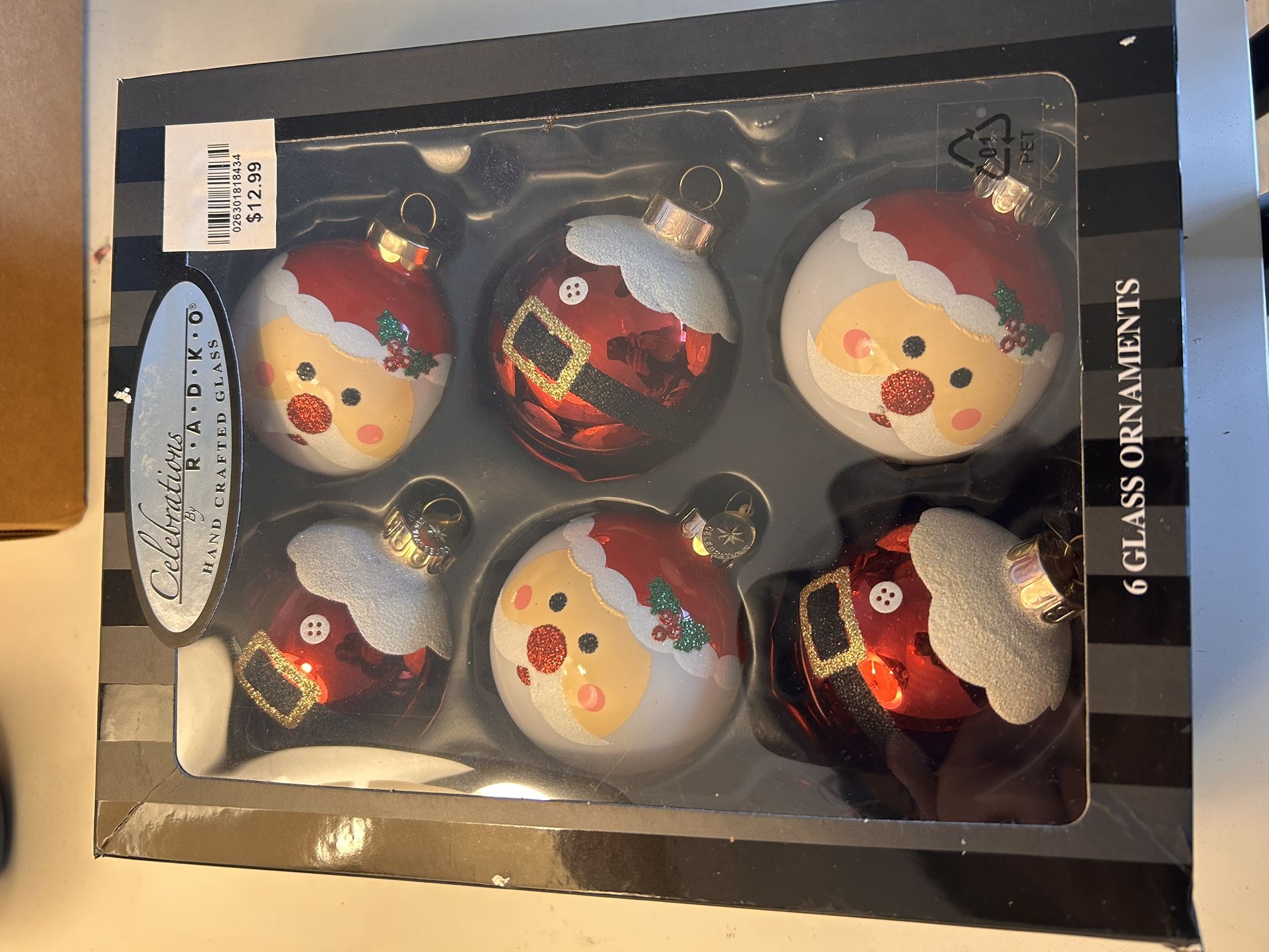 Brand New Glass Ornaments For Christmas