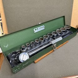 (12 piece) SK 1/2” DRIVE SOCKET SET -USA-