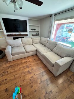Two piece sectional couch