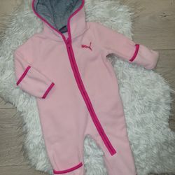 Puma Fleece Overalls,  0-3m,  $15