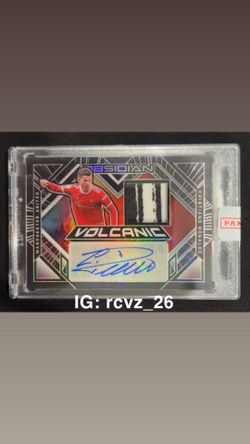 Cristiano Ronaldo2021-22 Obsidian Signatures Auto JERSEY MATCH 07 /40 MATCH WORN material