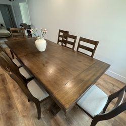 Solid Wood Dining Set (seats 8-10) 