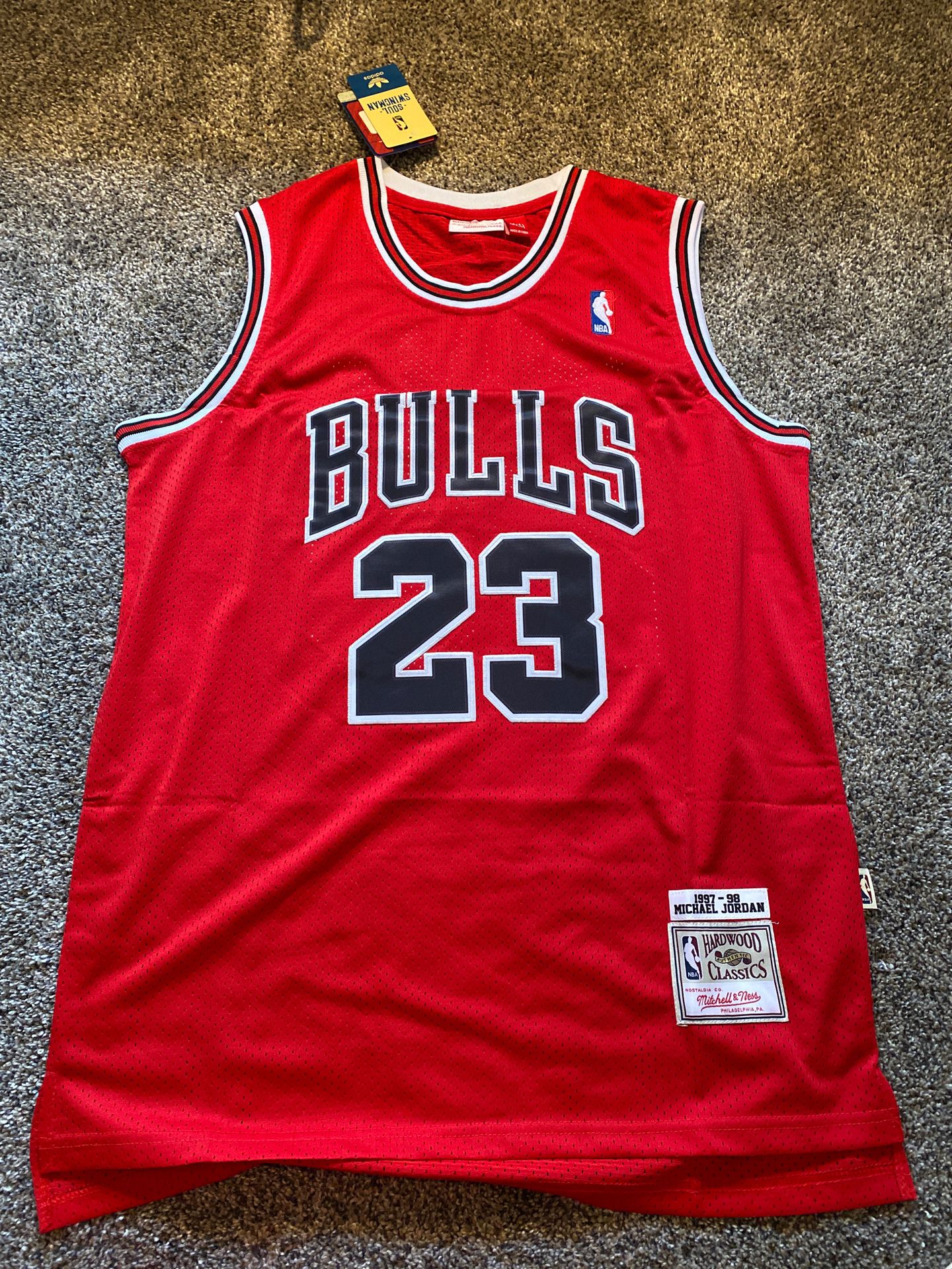 NBA jersey Chicago Bulls Red #23 Michael Jordan retro mesh