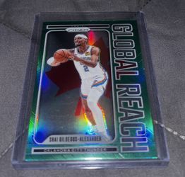 Shai Gilgeous-Alexander Green Global Reach Refactor (Panini Prizm)