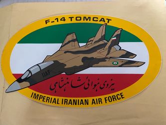 F-14 Tomcat Imperial Iranian Air Force Sticker