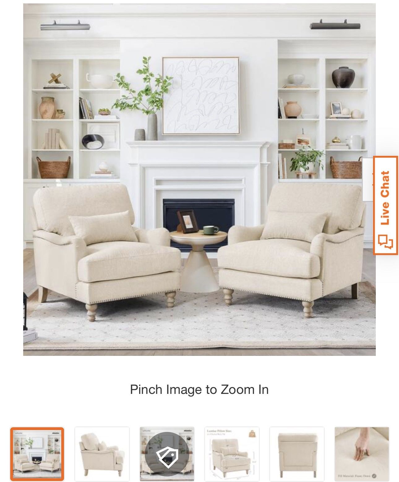 New Set Of Accent Chairs