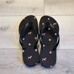 Women’s PINK Flip Flops Size 6