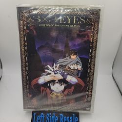3x3 Eyes - Vol 2 - Legend of the Divine Demon - ( DVD ) - Brand New -