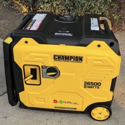 Champion Power Equipment 6500-Watt Recoil Start Gasoline and Propane Powered Dual Fuel Inverter Port