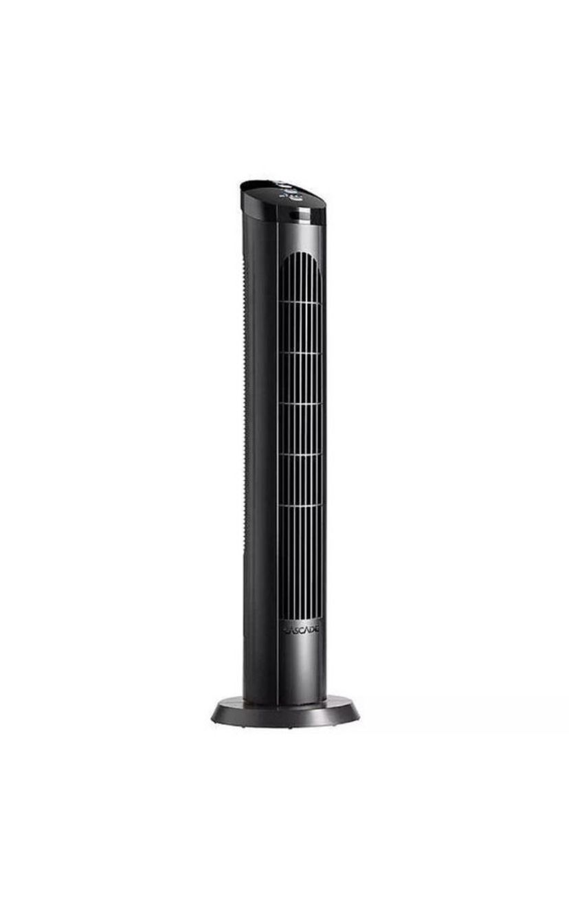 40 inch Cascade Oscillating Tower Fan w/Remote Control