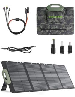 110W Foldable Solar Panel, ESP110 Portable Solar Charger for ES960, ES960 PRO, ES720, ES720 PRO, ES400 AIR, 23.5% Efficiency IP67 Waterproof for Campi
