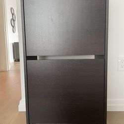 IKEA BISSA Shoe Cabinet With 2 Compartment