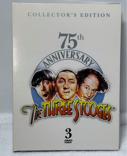 The Three Stooges 75th Anniversary Collector’s Edition 3 DVD Set 2005 - Madacy