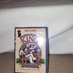 Big Dogs Its Good To Be The King Bug Huhuna Playing Cards-$9.00